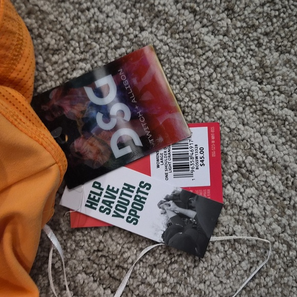 DSG Orange One-Shoulder Tennis Dress - Picture 3 of 4